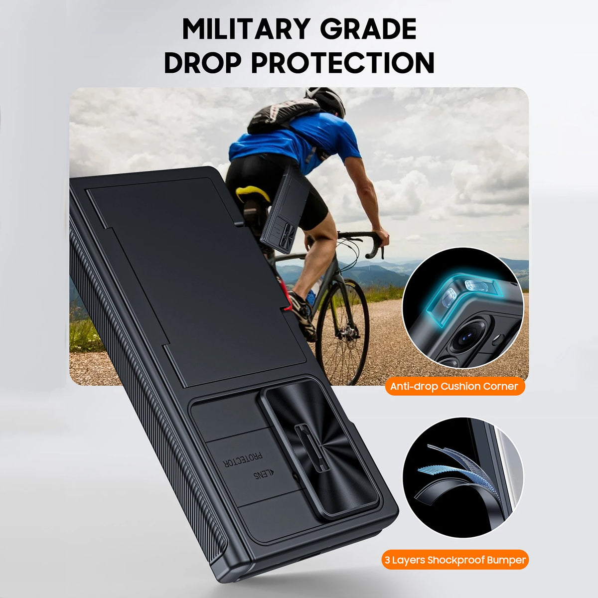 Funda cartera con RFID para Galaxy Z Fold 7