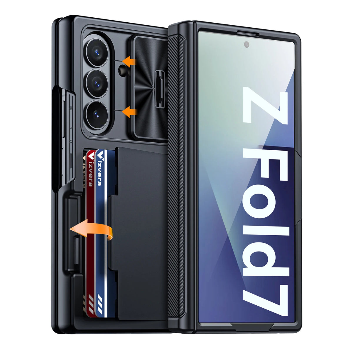 Funda cartera con RFID para Galaxy Z Fold 7