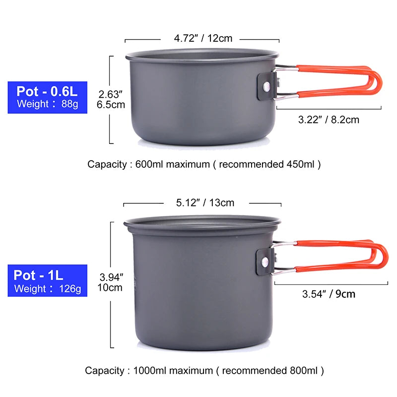 Camping PRO Cookware Set