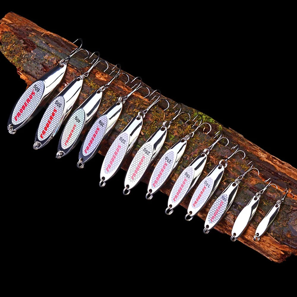 PRO Metal Spinner Spoon Lure 3g-60g