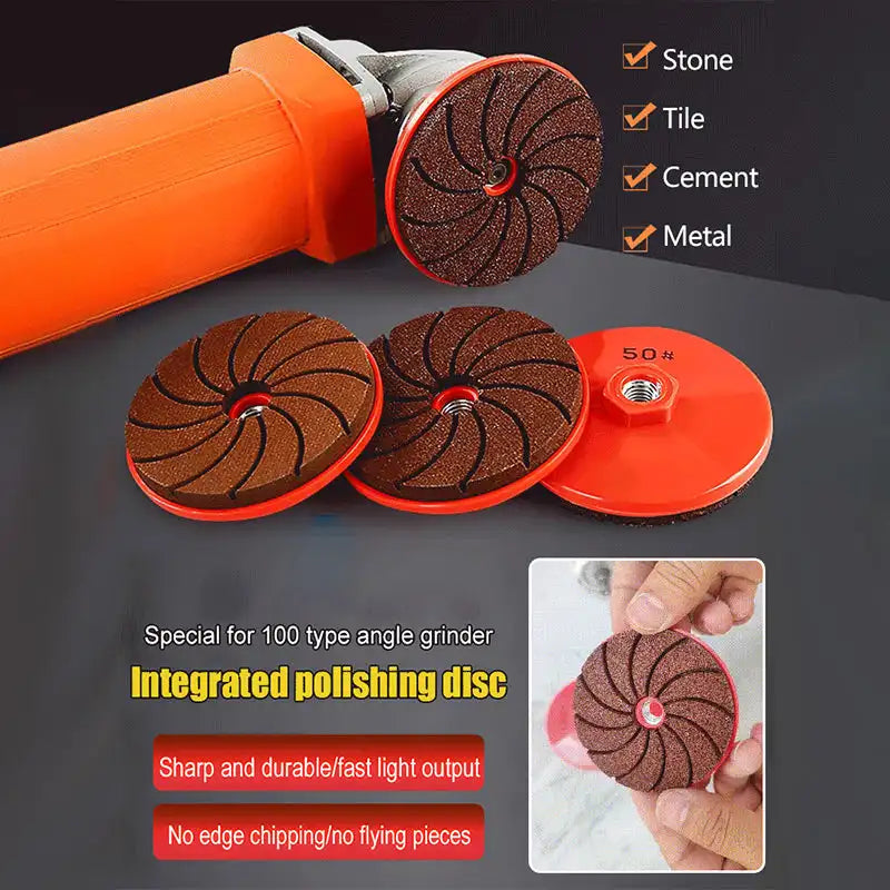 Diamond Grinding & Polishing Disc for Angle Grinder