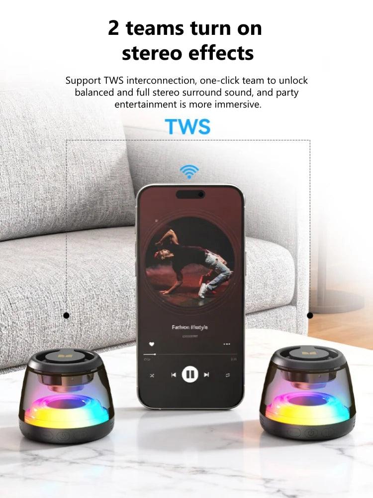 Magnetic Bluetooth Portable Speaker