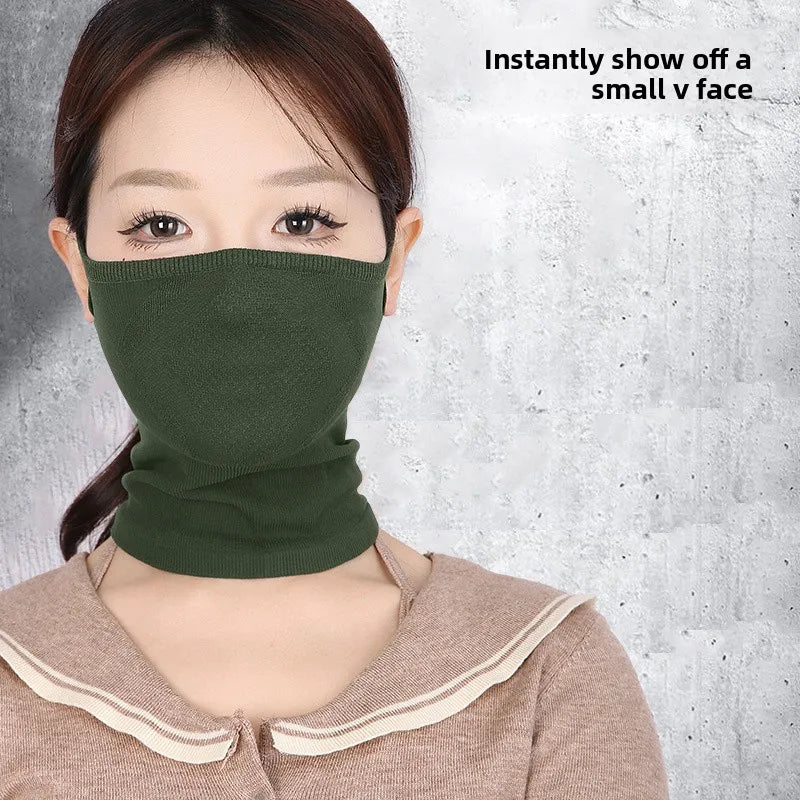 Windproof Face & Neck Gaiter with Ear Loops