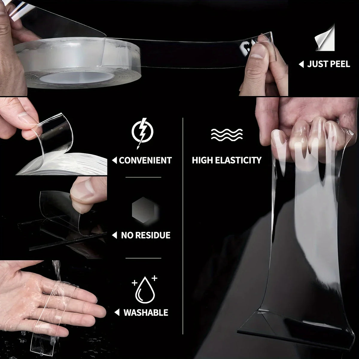 Heavy-Duty Double-Sided Nano Tape