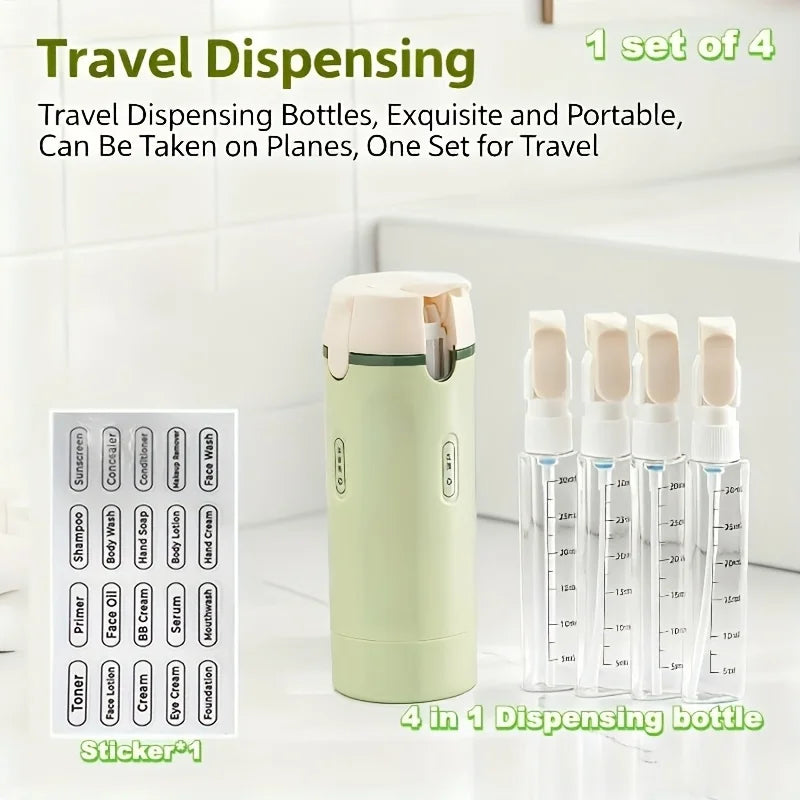 4-in-1 Travel Toiletry Bottle (MR)