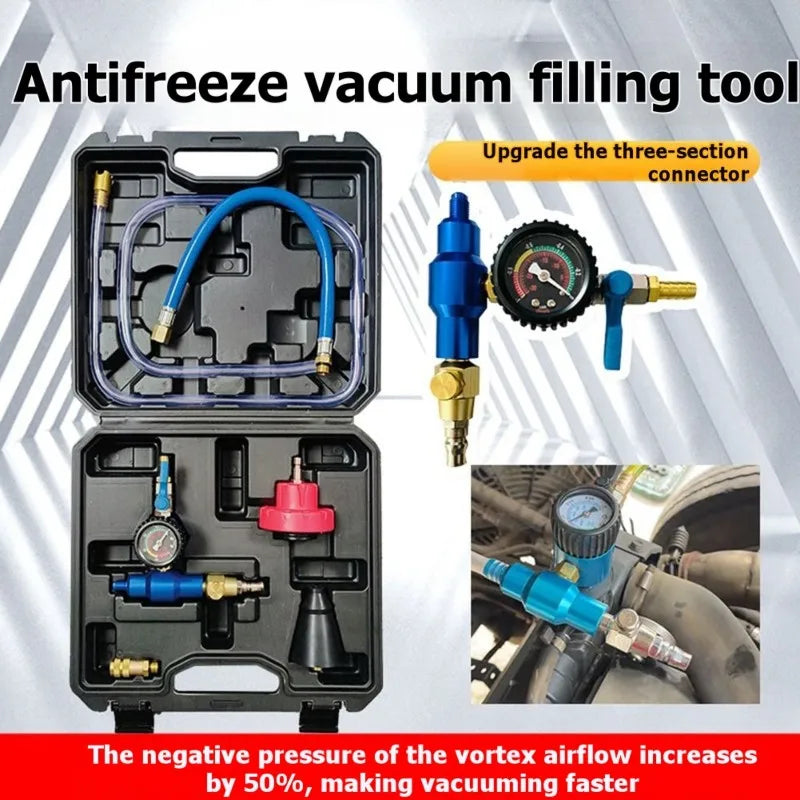 Automotive Radiator Coolant Vacuum Refill Kit