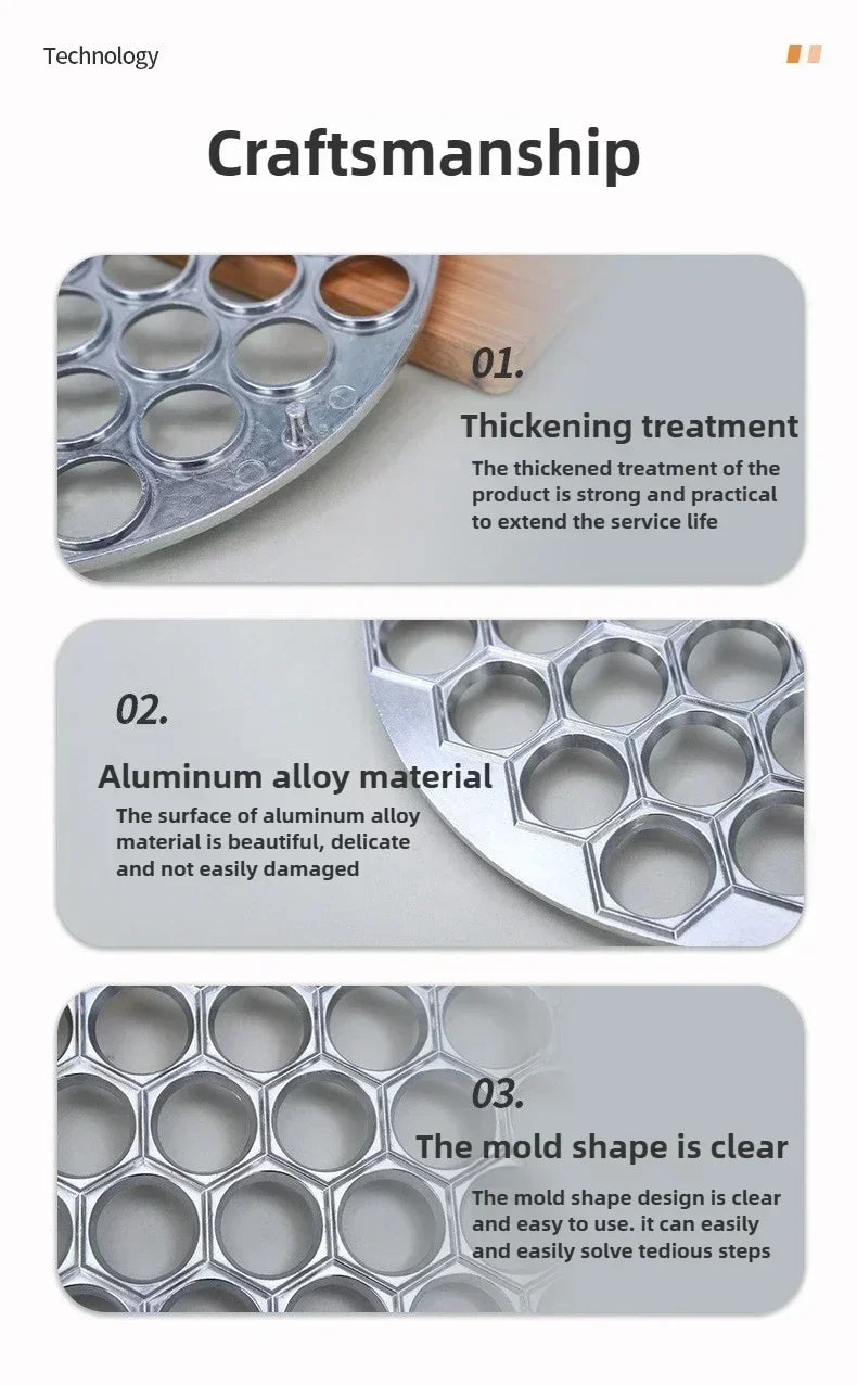 37-Piece Dumpling & Ravioli Maker Mold