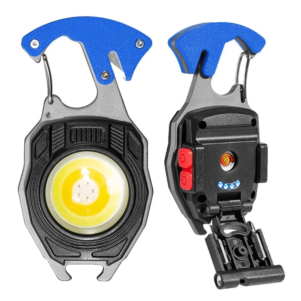 1600-Lumen COB Keychain Work Light & Multi-Tool