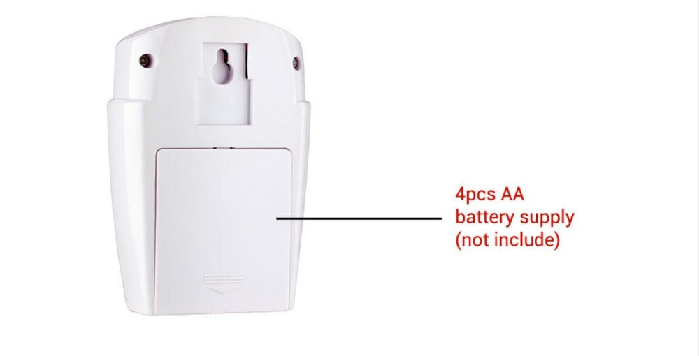 Wireless PIR Motion Sensor Alarm with 2 Remotes