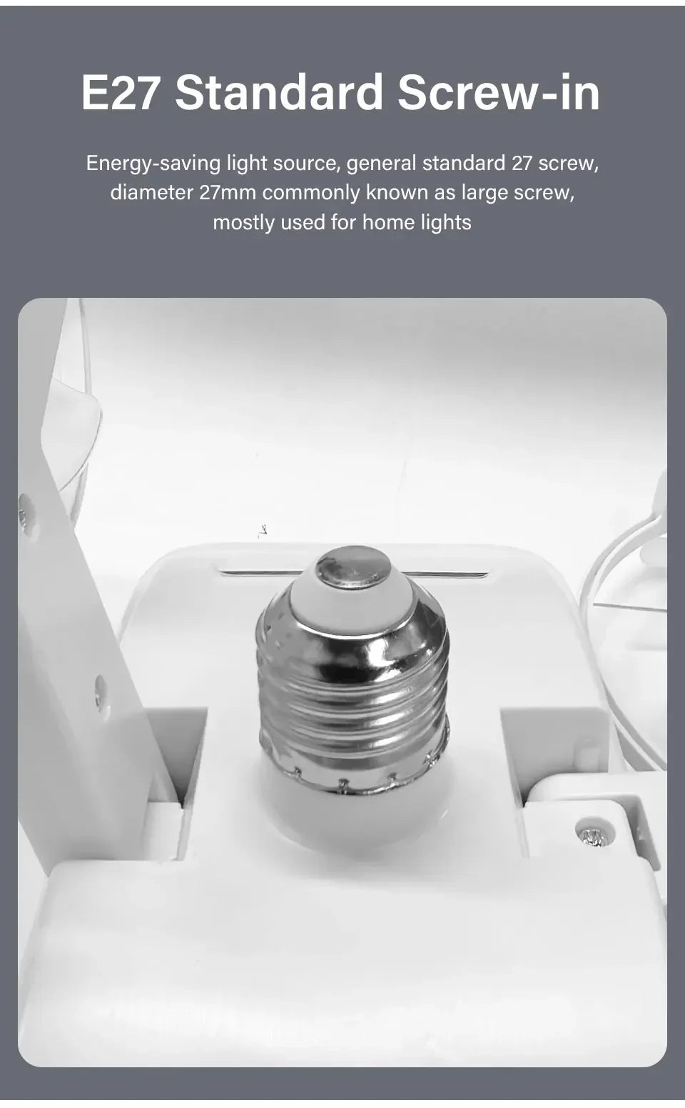 E27 Fan Light