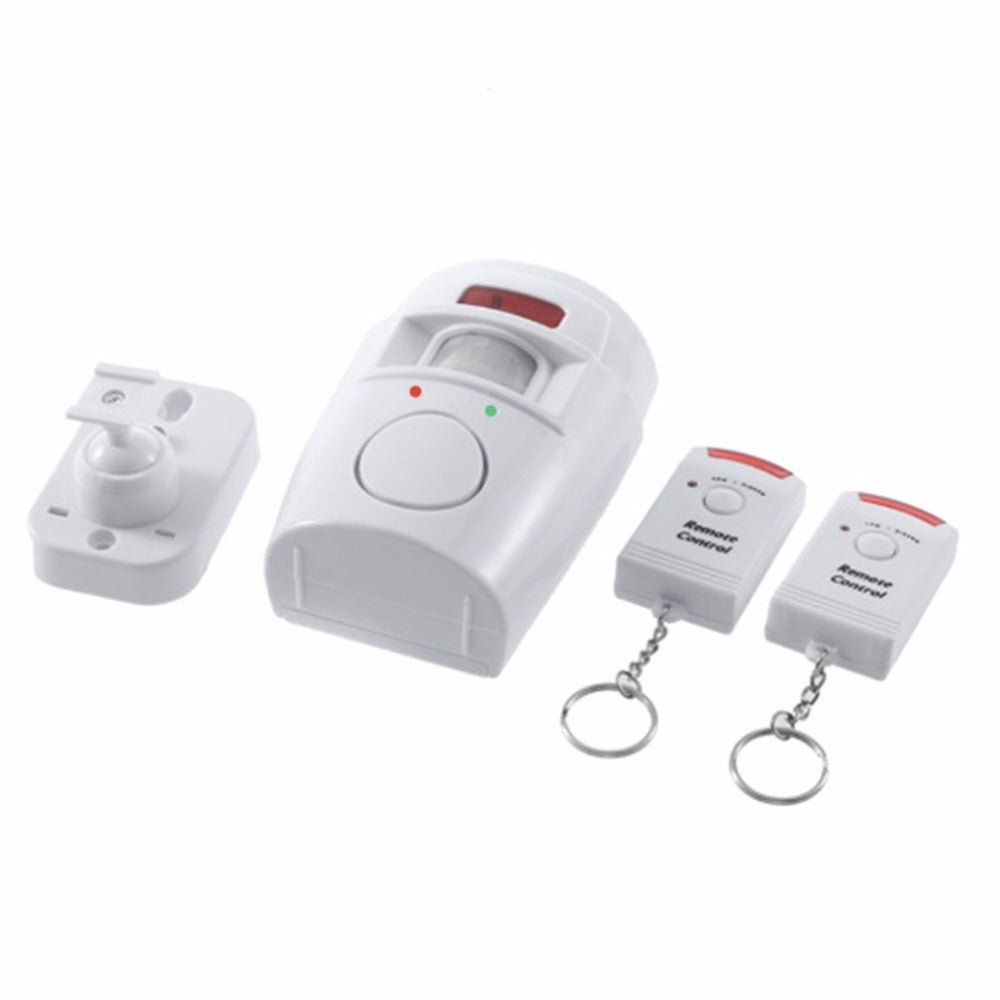 Wireless PIR Motion Sensor Alarm with 2 Remotes
