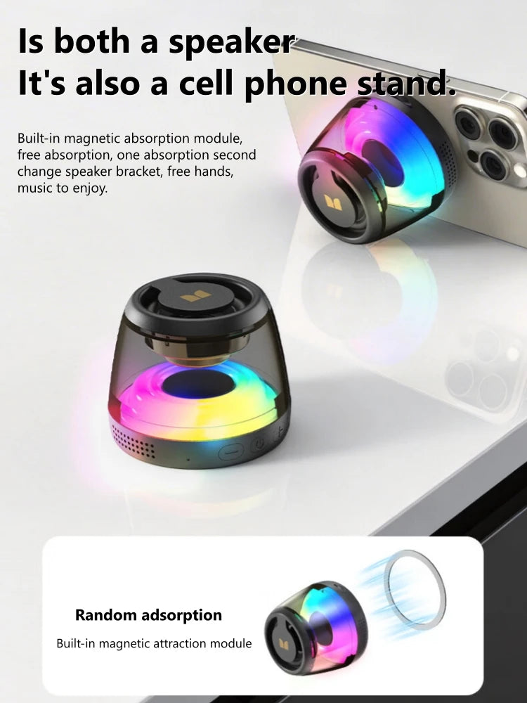 Magnetic Bluetooth Portable Speaker