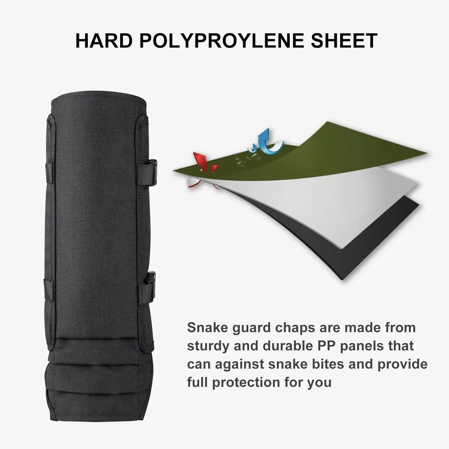 Waterproof Snake Bite Leg Gaiters (T)