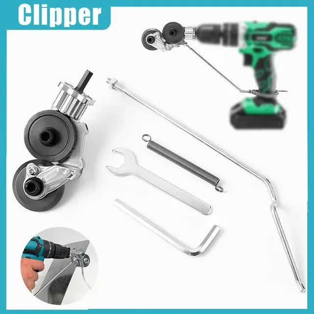 Drill-Powered Metal Sheet Cutter (Max Pro)