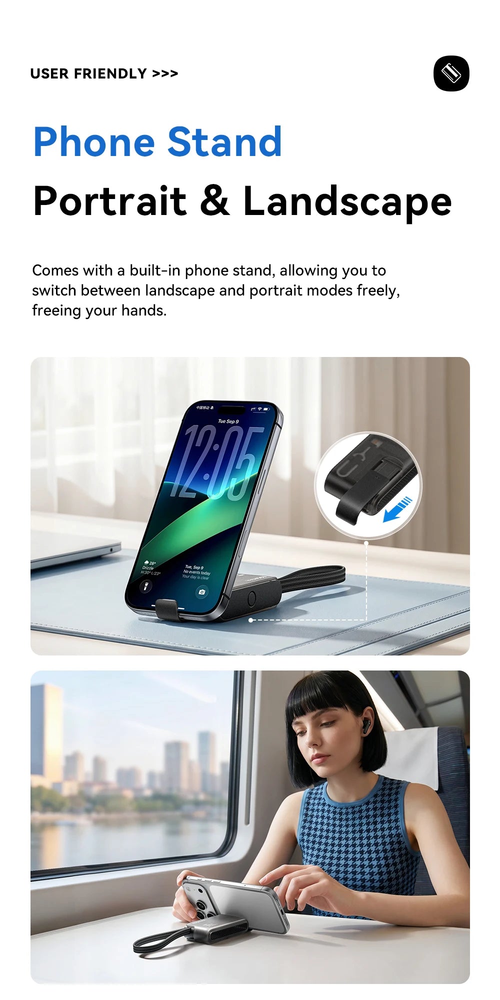 60W Universal Charging Cable Travel Kit & Storage Box