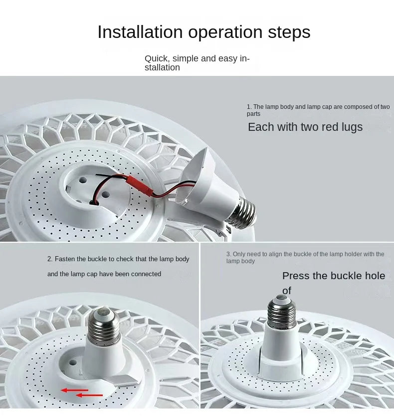 Ceiling Fan Light - 50W 30cm