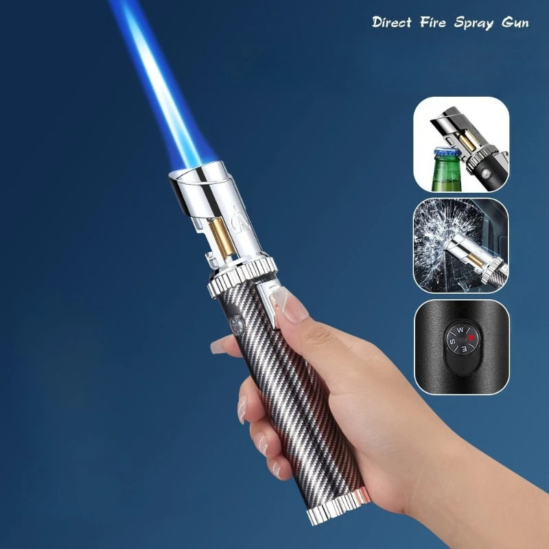Refillable Windproof Butane Torch Lighter (NO GAS)