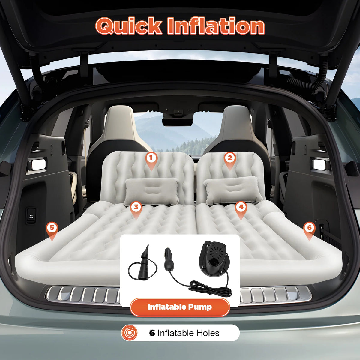 Inflatable Car Air Mattress