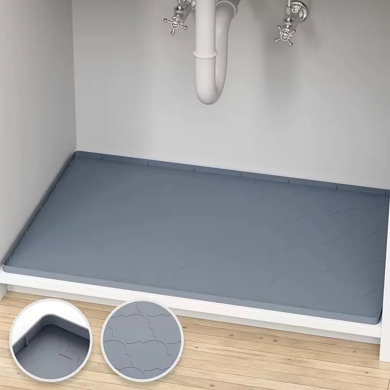 Silicone Multi-Size Under Sink Waterproof Drip Tray