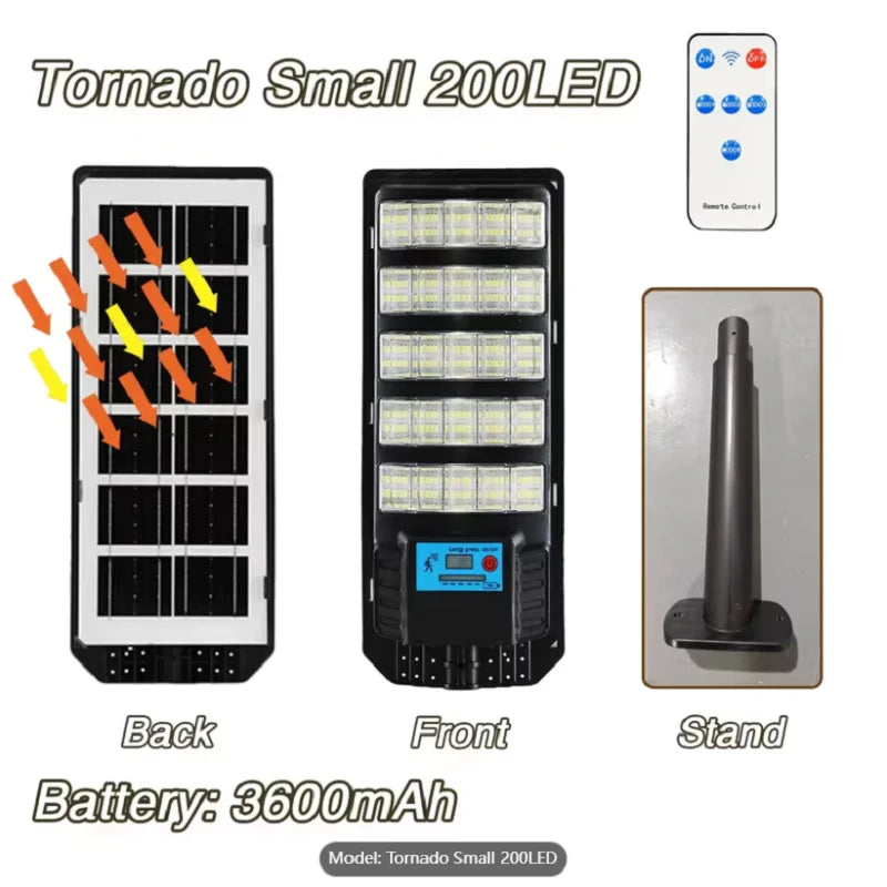 100000LM Solar Street Light IP67 Outdoor LED