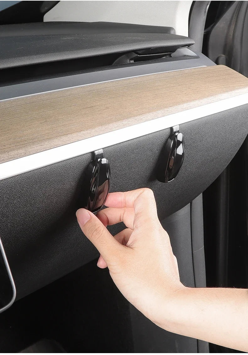 Tesla Model 3/Y Hidden Glove Box Storage Hook