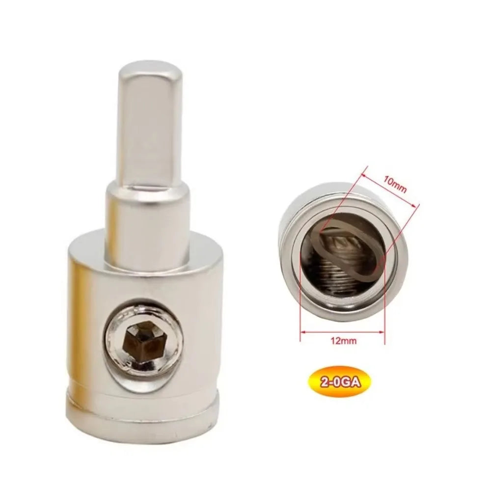 Pure Copper Car Audio Wire Input Adapters (0GA/4GA/8GA)