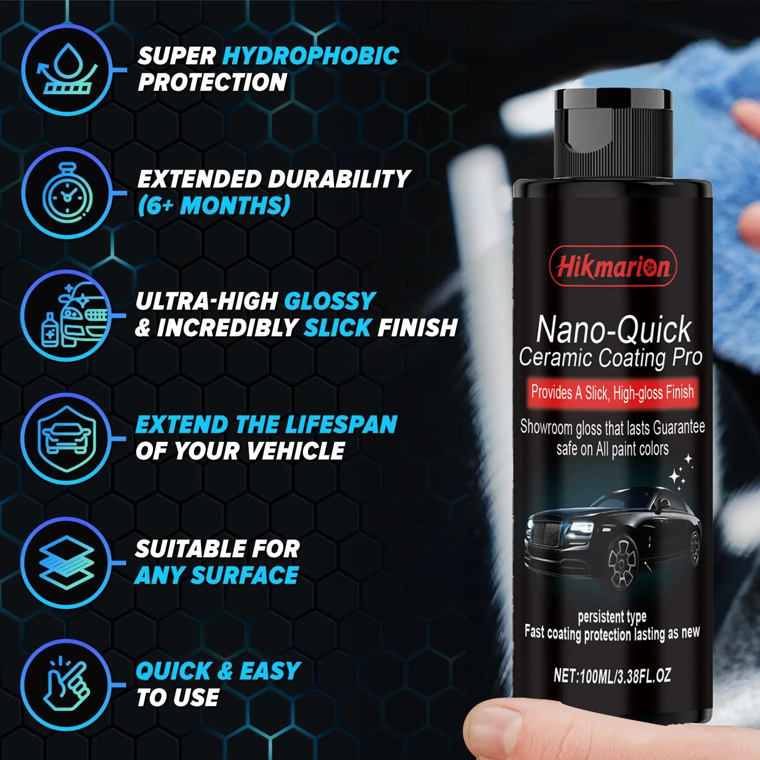 Nano-Quick Ceramic Coating Pro