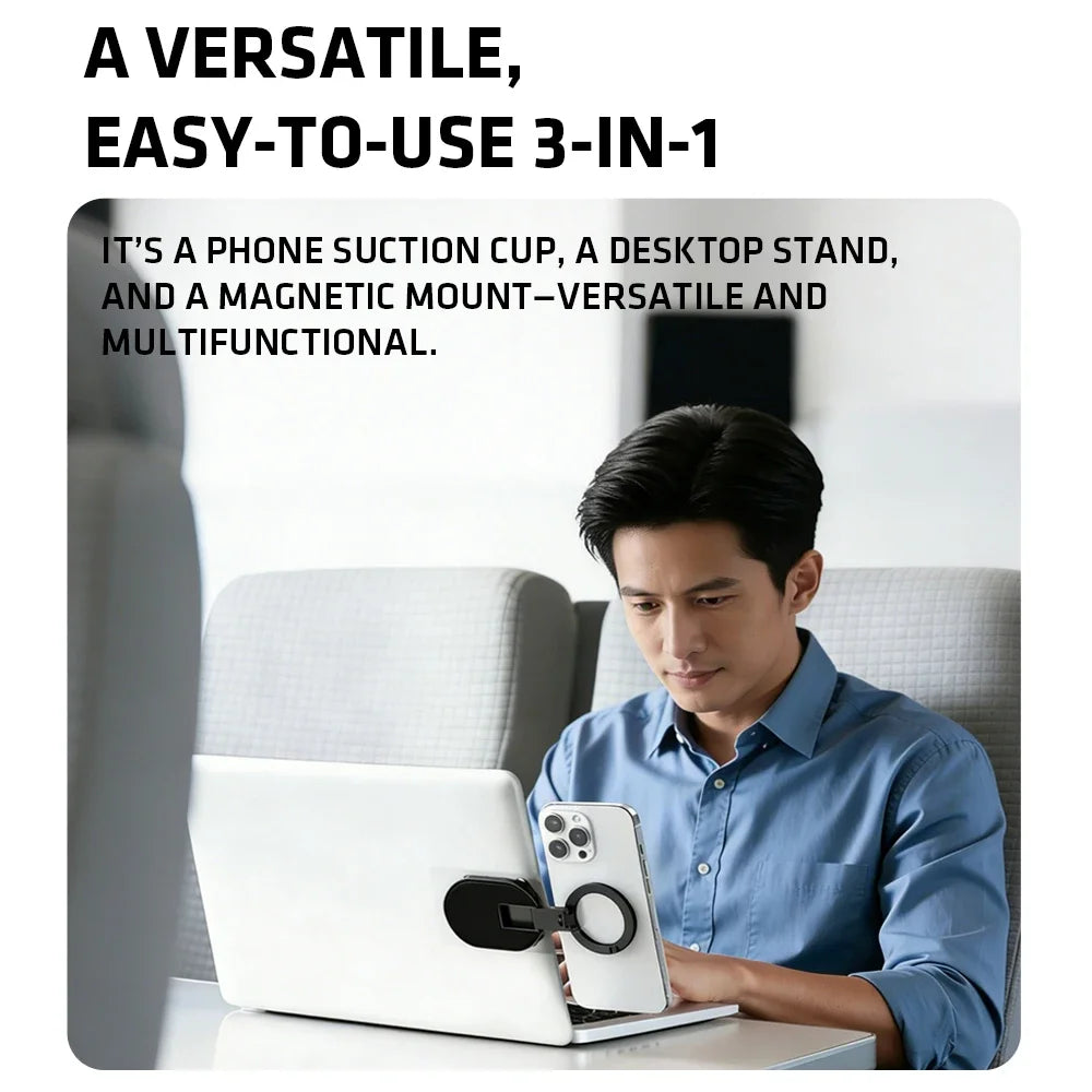 3-in-1 Magnetic Suction Phone Holder