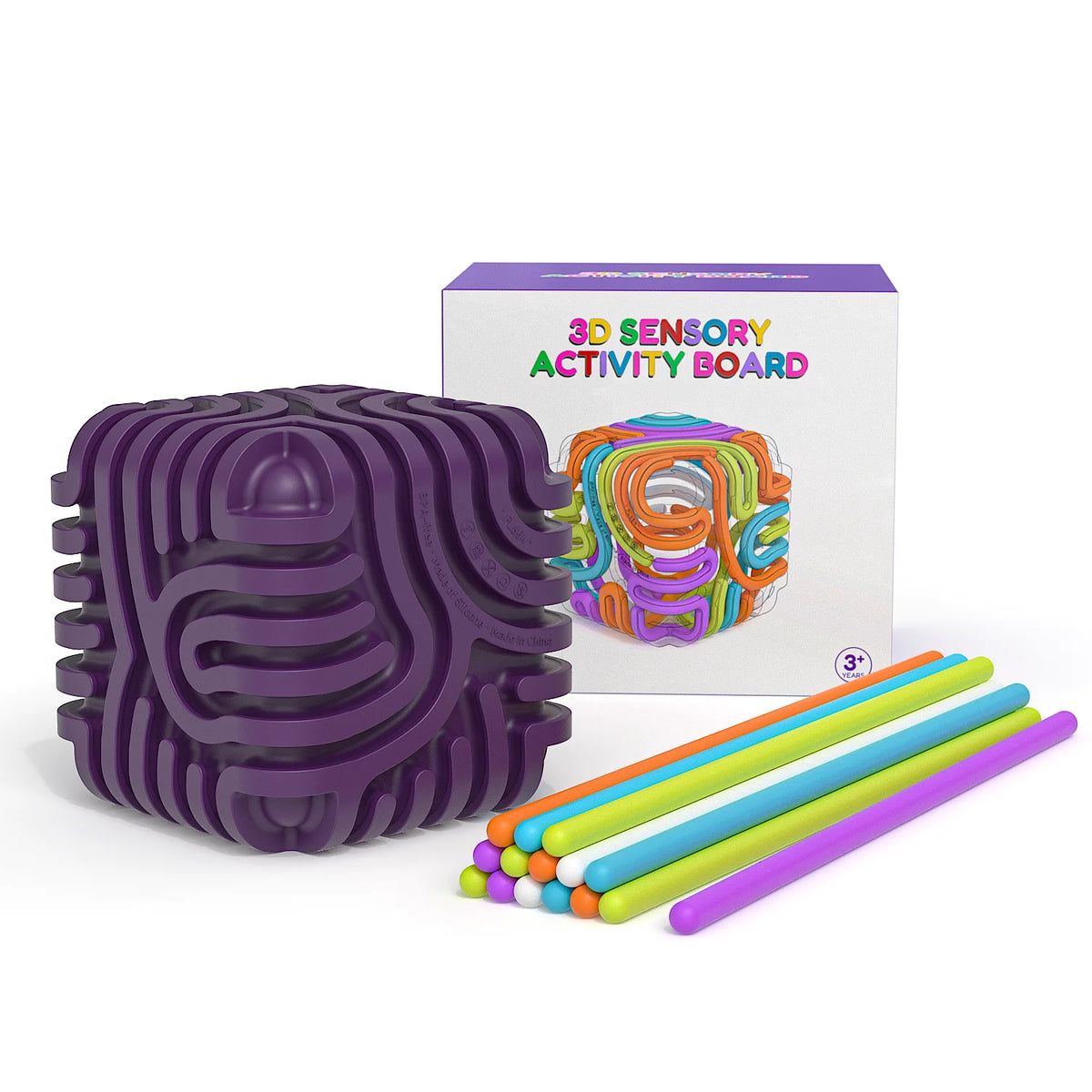 Pelota sensorial de silicona de 15 varillas – Juguete antiestrés