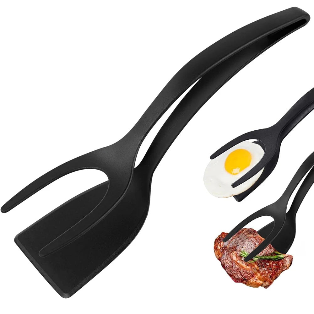 2-in-1 Flip Spatula Tongs