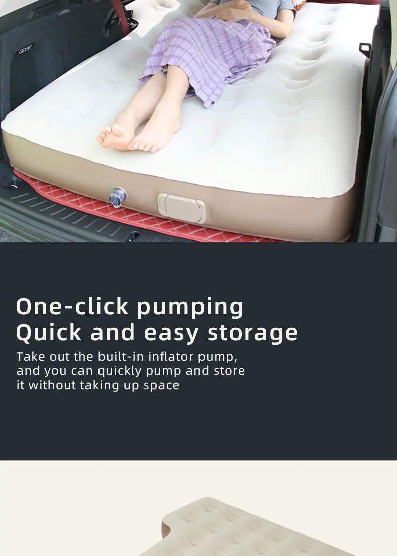 Automatic Inflatable Car Air Mattress Bed