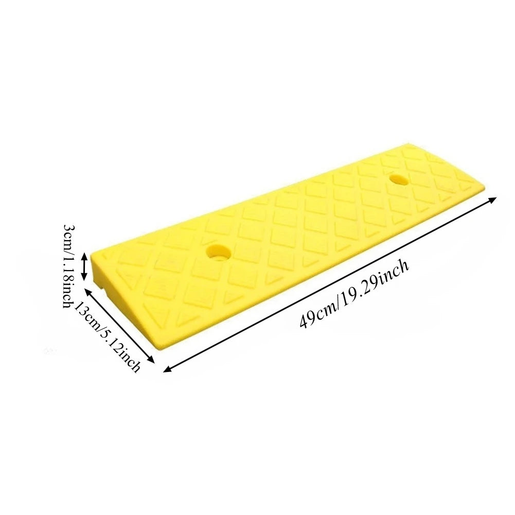 Heavy-Duty Portable Rubber Curb & Threshold Ramp