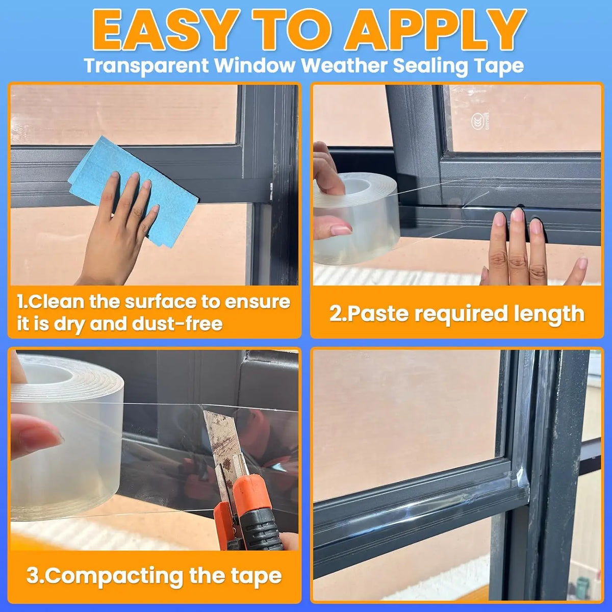 Transparent Window Sealing Tape