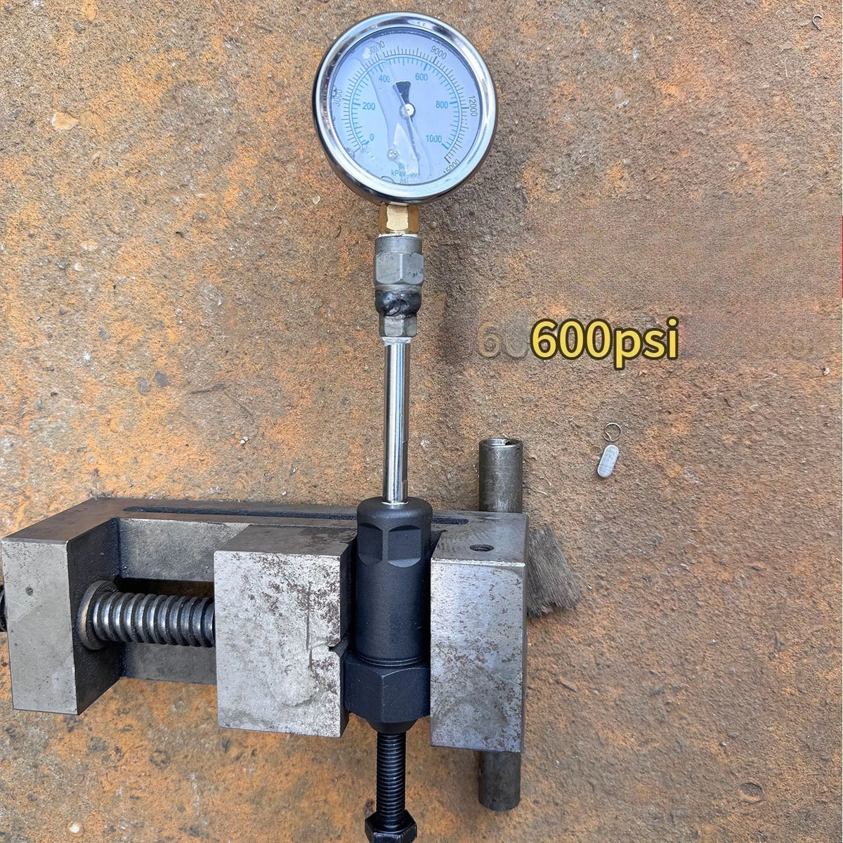 Handy Grease Nozzle Cleaner & Injector Puller Tool with M6/M8 Adapters