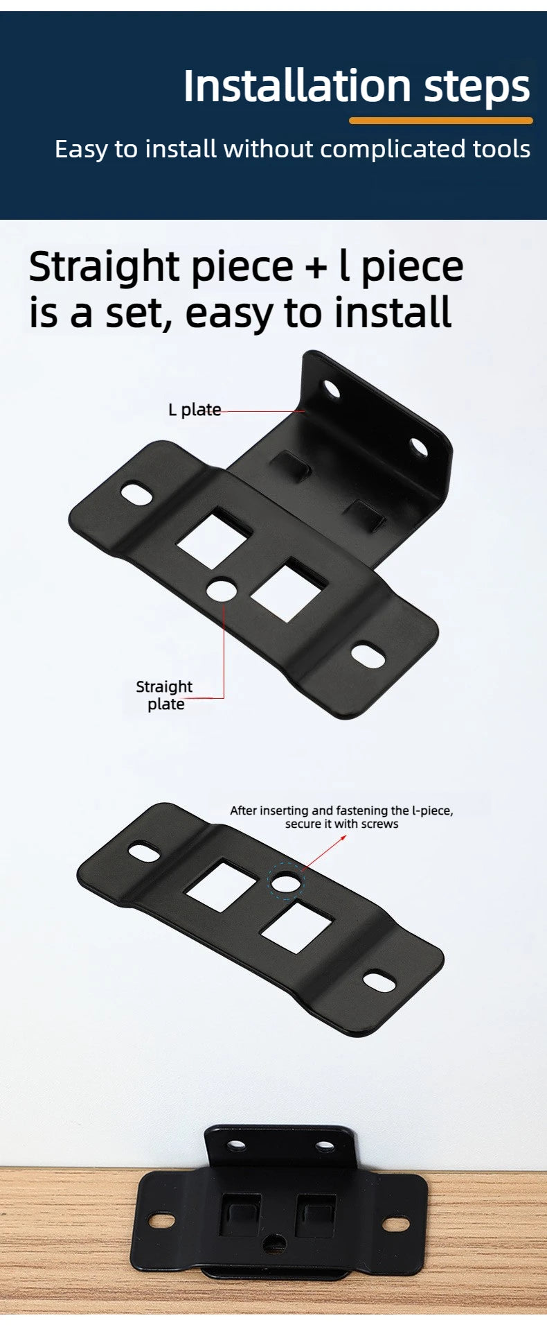Metal Furniture Connector Brackets