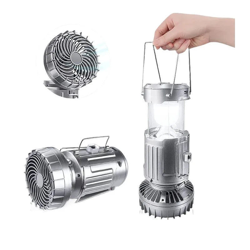 Multi-Function Solar Fan Light