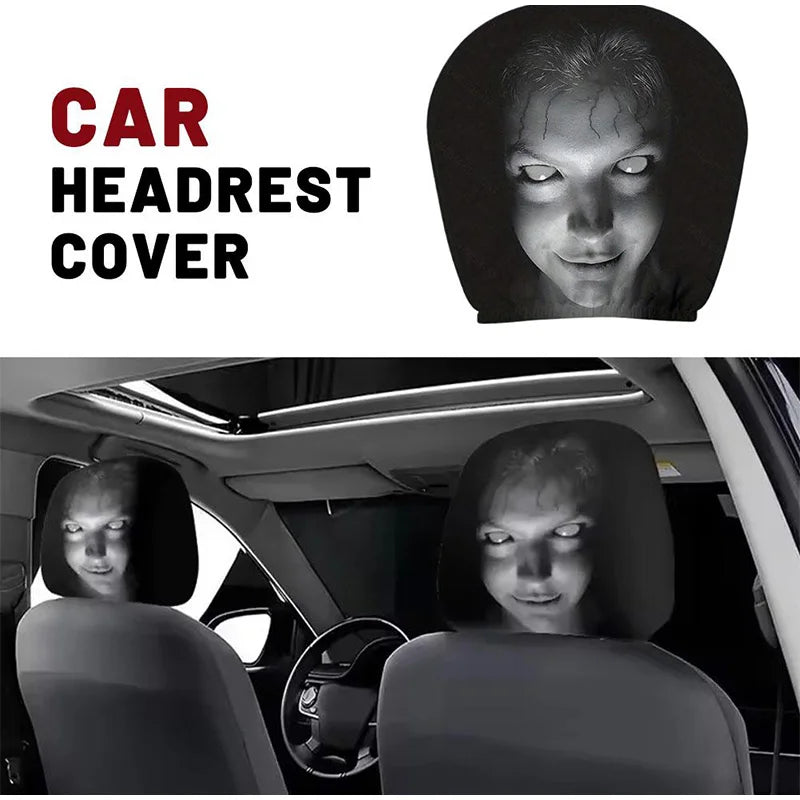 Halloween Car Seat Headrest Cover