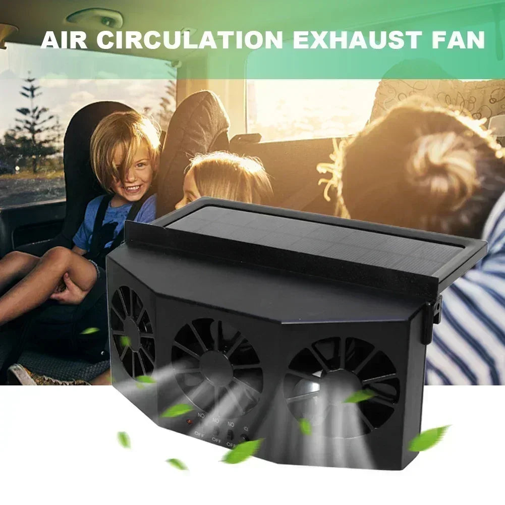 Triple Window Car Fan