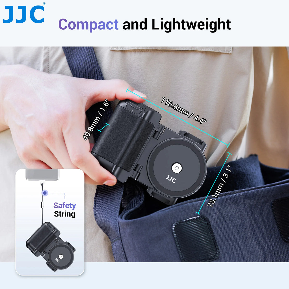 Smartphone Camera Shutter Grip with Wireless Remote