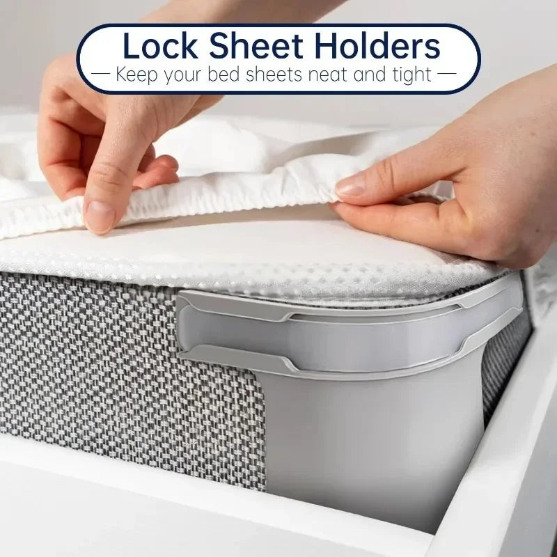 Heavy-Duty Bed Sheet Corner Clips