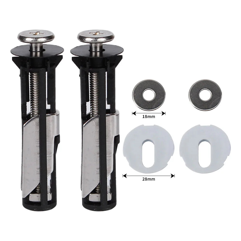 Universal Toilet Seat Replacement Bolt Kit (2 Pack)