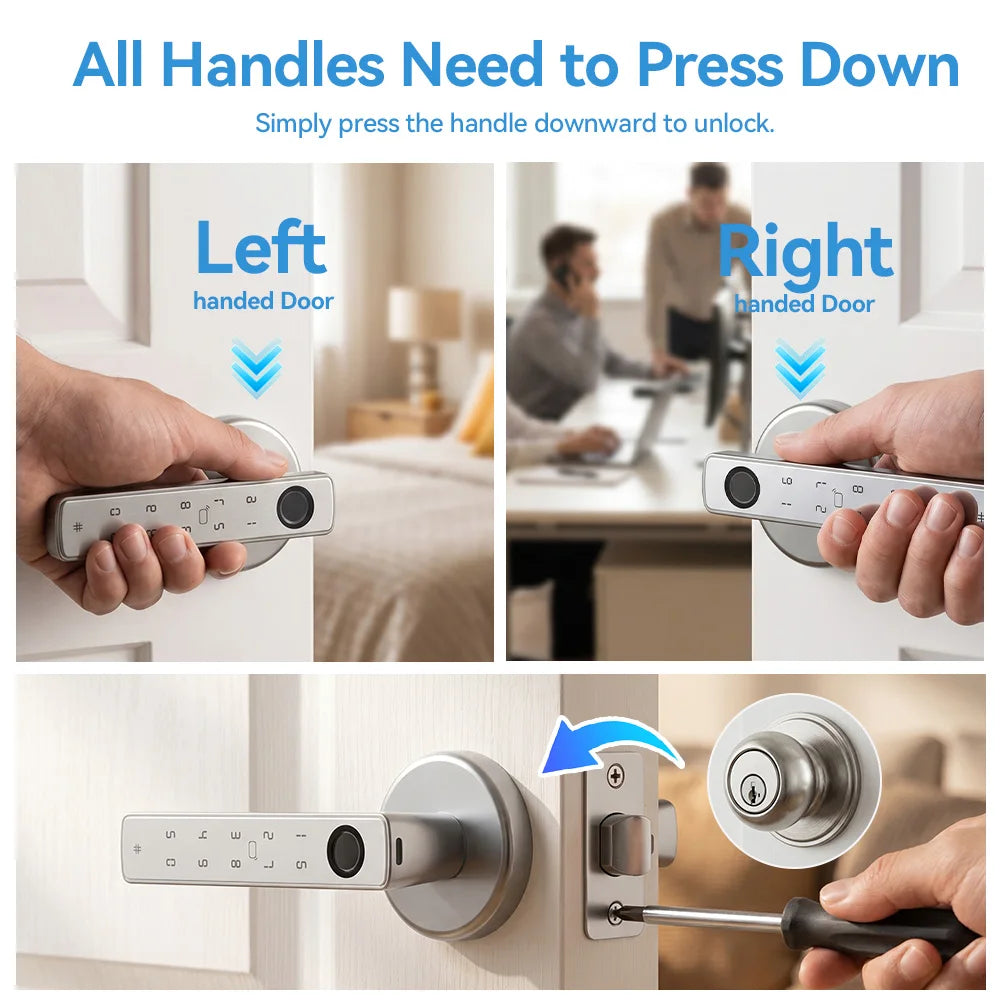 Bluetooth Fingerprint Smart Door Lock