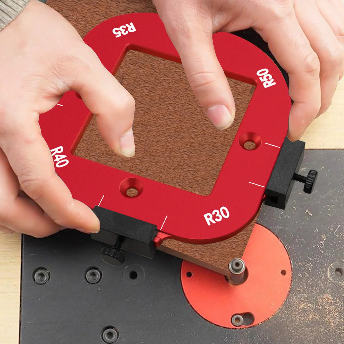 Aluminum Corner Radius Template Set (R10βR50)
