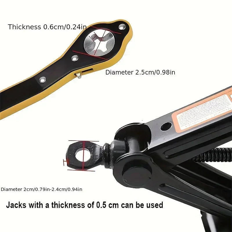 Scissor Jack Ratchet Wrench