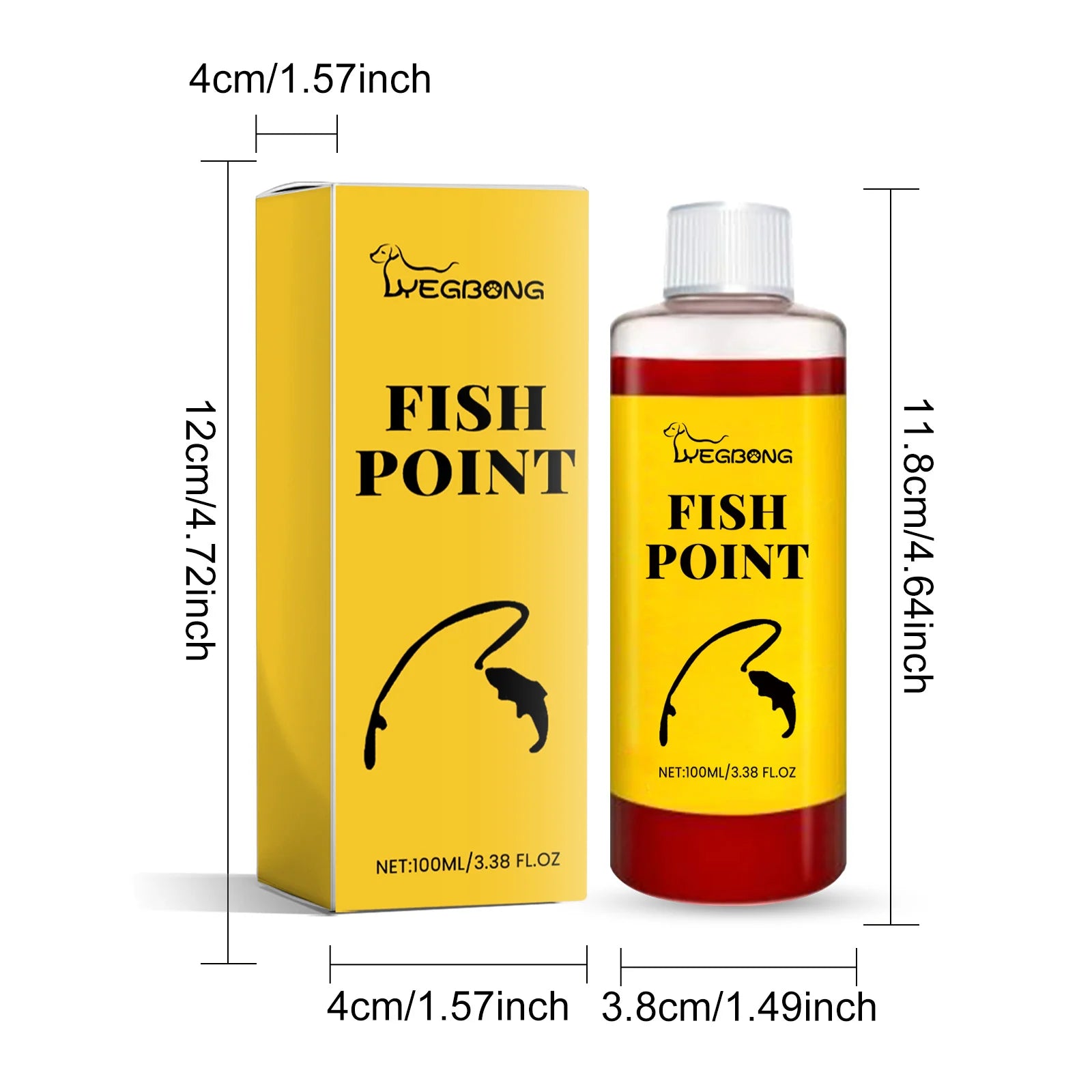 Red Worm Fish Attractant Oil 3.4oz (100ml)