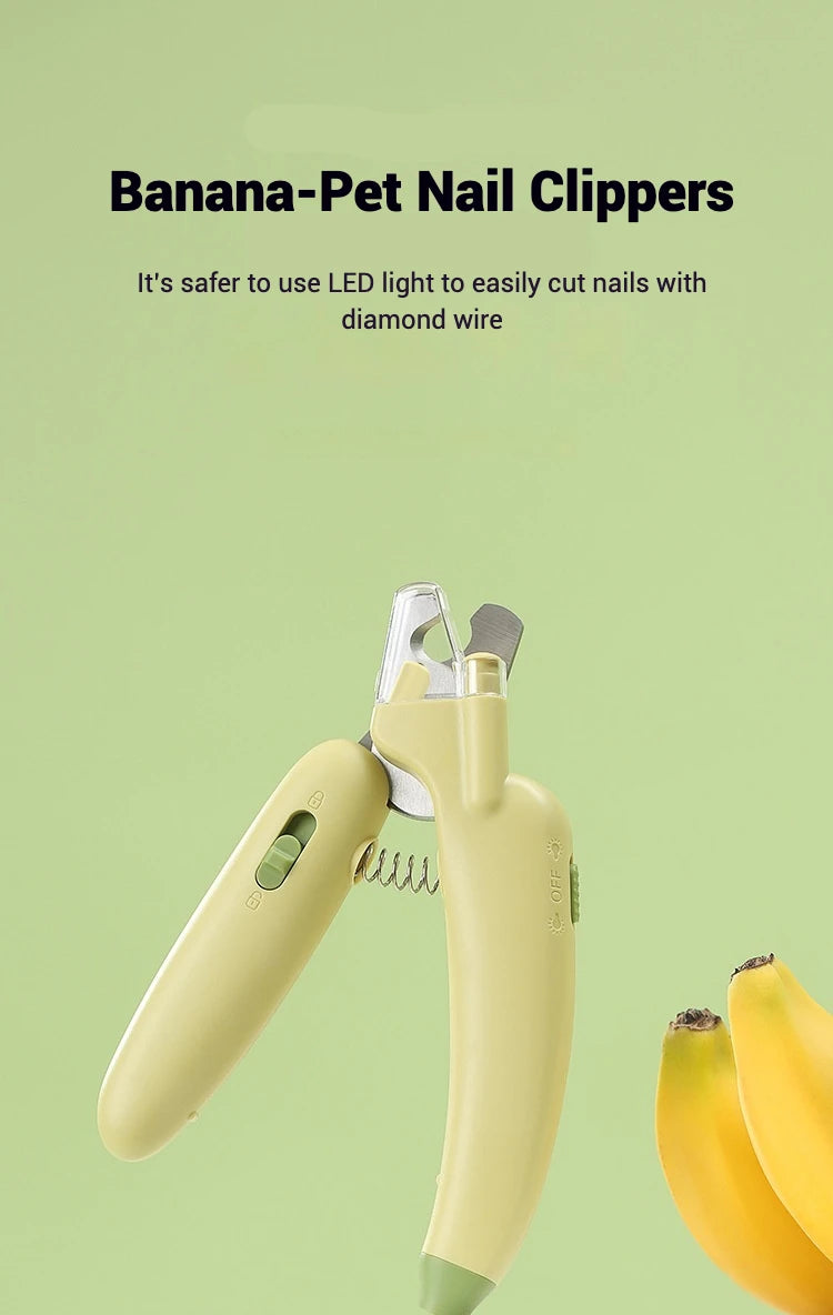 LED Pet Nail Clipper with Safety Guard