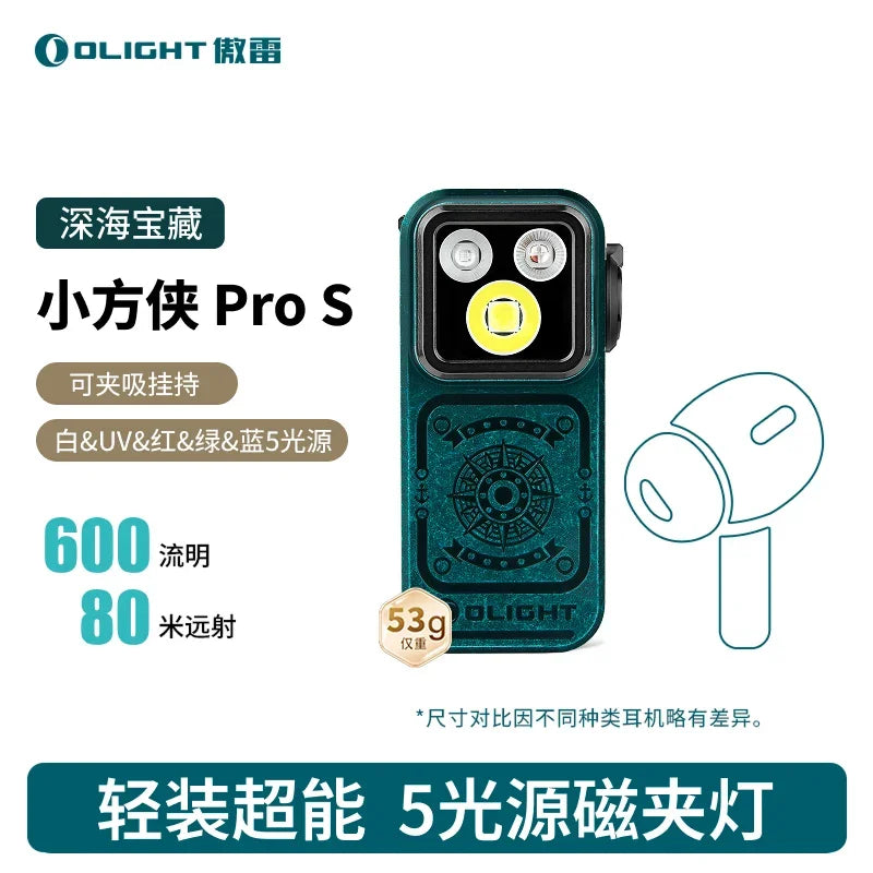 Mini Magnetic Clip-On LED Flashlight