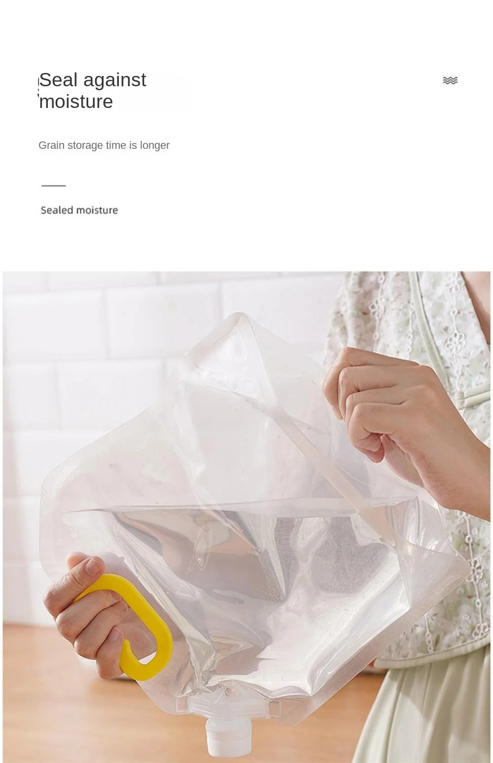 4-Pack Airtight Food Storage Bags (New)