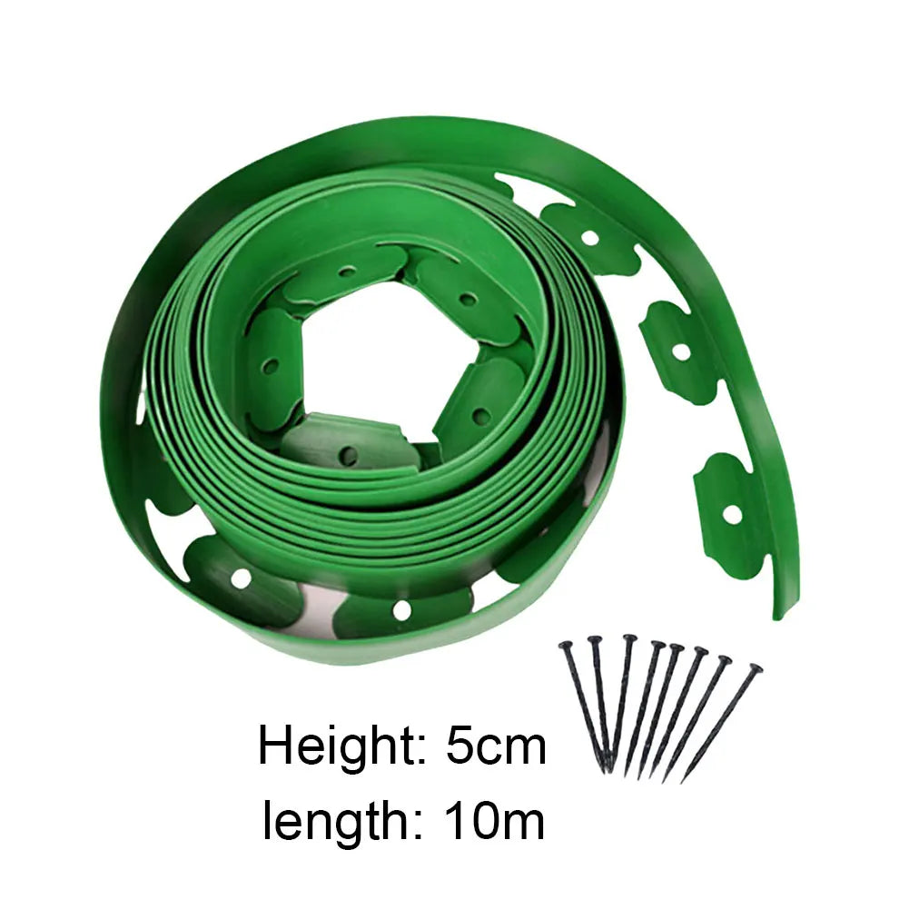 Garden Lawn Edging Border Kit with Spikes