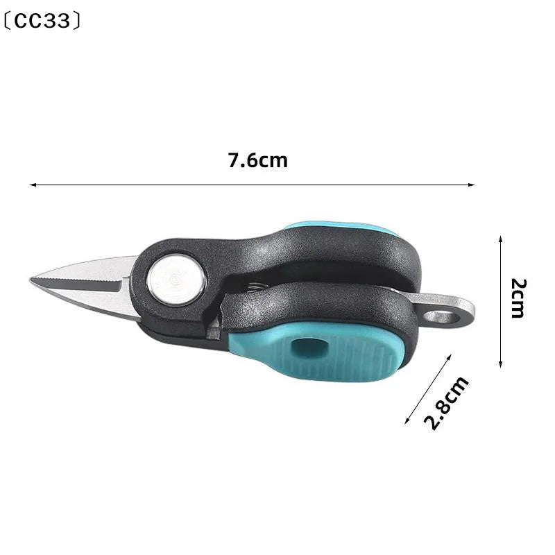Portable Mini Serrated Fishing Scissors
